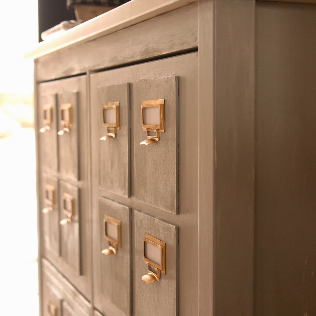 How to Make a Faux Card Catalog From a Hardware Organizer